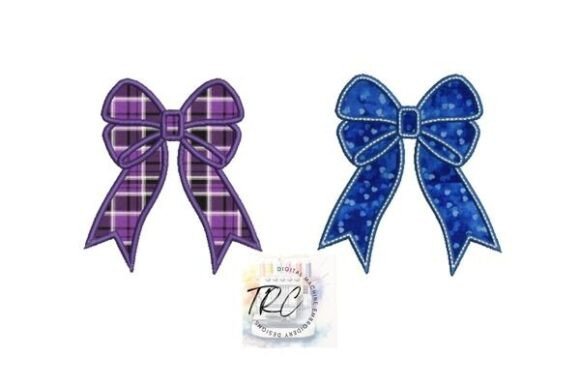Charming Applique Bow for Versatile Embroidery Projects