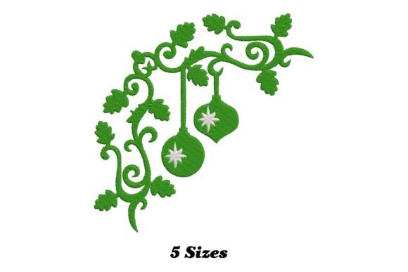 Christmas Leaf Embroidery Design: A Festive Touch