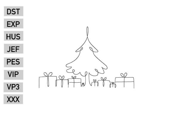 Christmas Tree Line Art: Sweatshirt Design Review