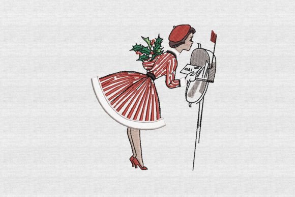 Christmas Vintage Lady Mail Fringe Review