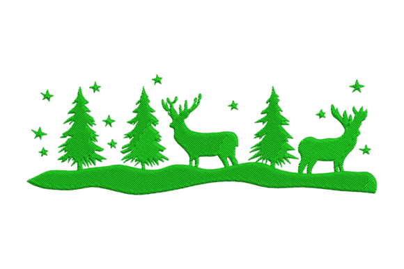 Cozy and Charming: Forest and Deers Christmas