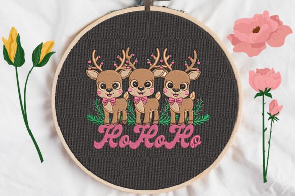 Ho Ho Ho Reindeer: A Festive Embroidery Review