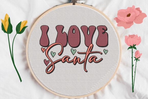 I Love Santa: A Holiday Embroidery Design Review