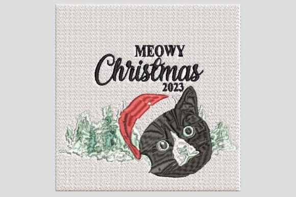 Meowy Merry Christmas 2023 Embroidery Review