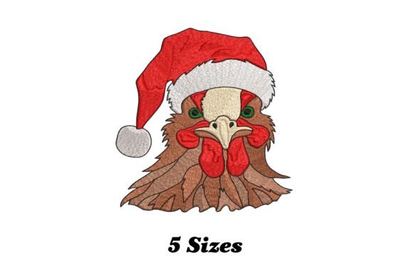 Rooster Christmas: A Designerβs Stitch Test