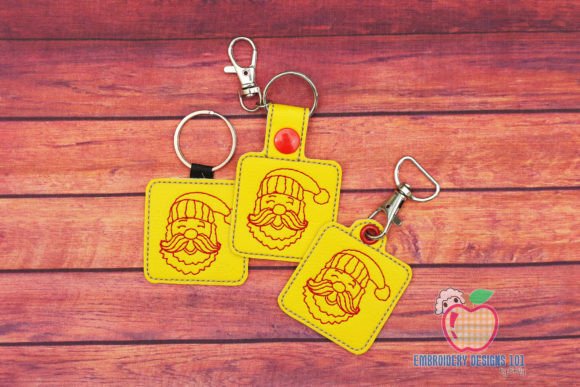 Santa Face ITH KeyFob Snaptab: A Designer Review