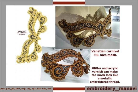 Venetian FSL Lace Carnival Mask Review